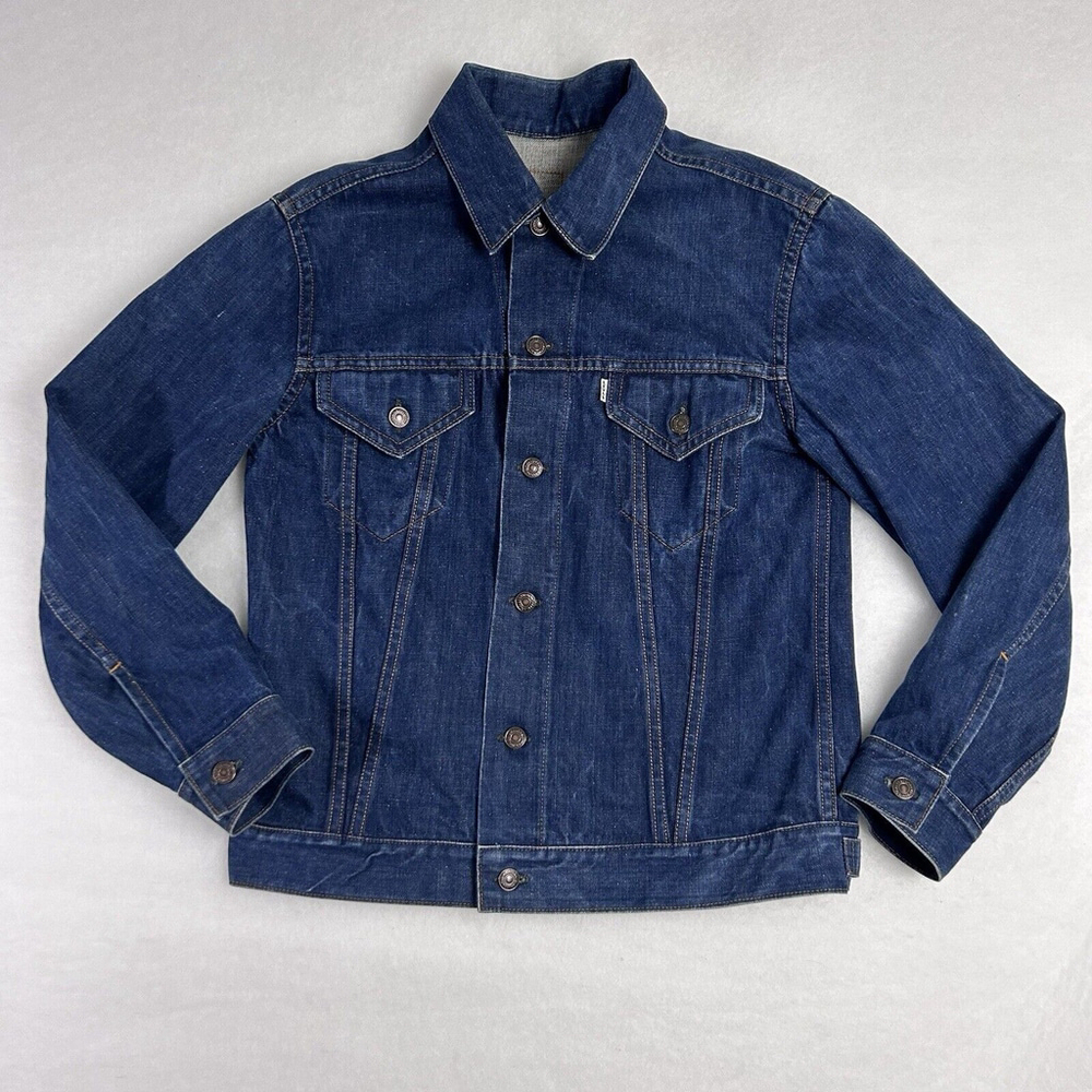 RARE Levi's White Tab 'Big E' Type 3 Vintage 60's/70's Denim Trucker Jean Jacket